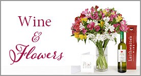 Wine & flowers. Pretty in Pinot bouquet.