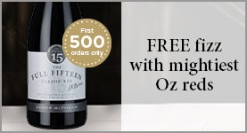 FREE fizz with mightiest OZ reds