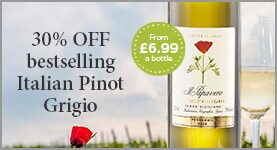 30% OFF bestselling italian Pinot Grigo