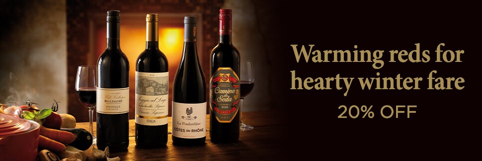 Warming reds for hearty winter fare - 20% OFF