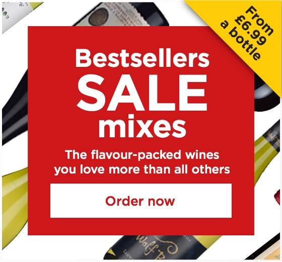 Bestsellers SALE mixes - The flavour-packed wines you love more than all others - Order now - From £6.99 a bottle