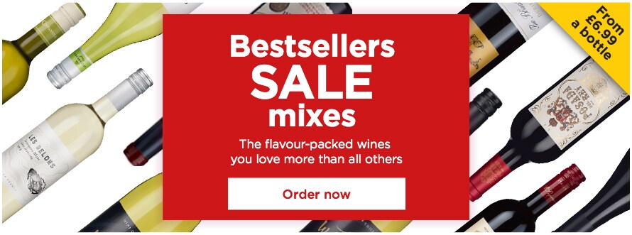 Bestsellers SALE mixes - The flavour-packed wines you love more than all others - Order now - From £6.99 a bottle