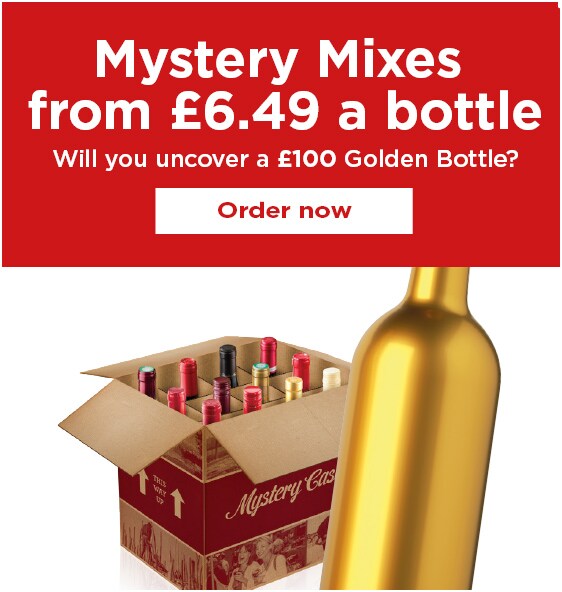 Mystery Mixes from £6.49 a bottle - Will you uncover  £100 Golden Bottle? - Order now