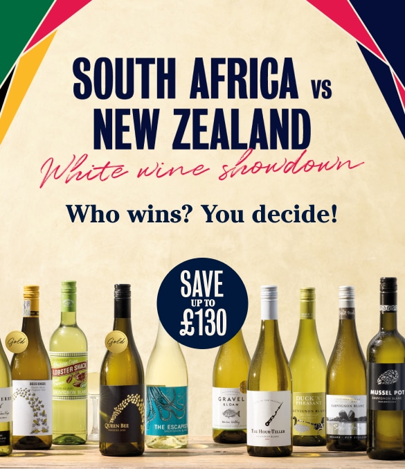 South Africa Vs New Zealand. White Wine Showdown. Who wins? You Decide! Save up to £130