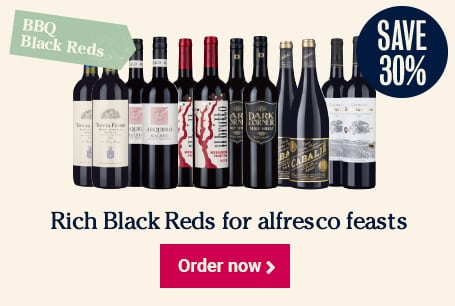 Big BBQ Black Reds Rich Black Reds for alfresco feasts - Now £7.99 a bottle - 30% OFF >
