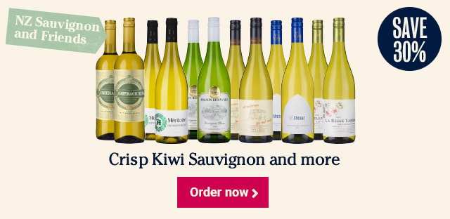 NZ Sauvignon and Friends - Crisp Kiwi Sauvignon and more - Now £7.99 a bottle - 30% OFF >