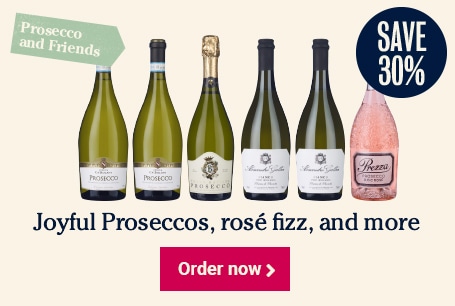 Prosecco and Freinds - Joyful Proseccos, rosé fizz, and more - Now £7.99 a bottle- 30% OFF >