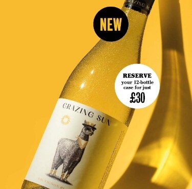 Grazing Sun wine bottle