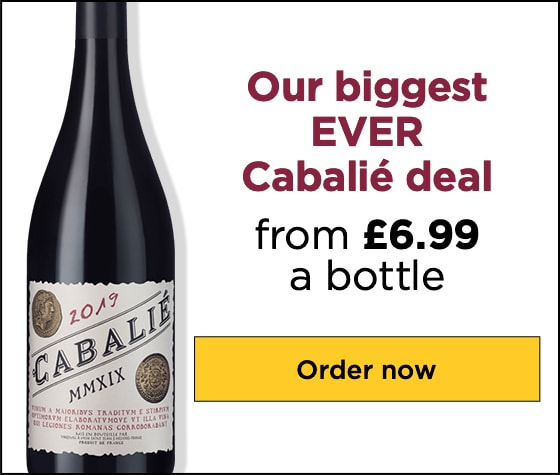 Our biggest EVER Cabalié deal from £6.99 a bottle - Order now