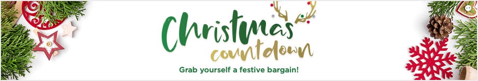 Christmas Countdown. Grab yourself a festive bargain!