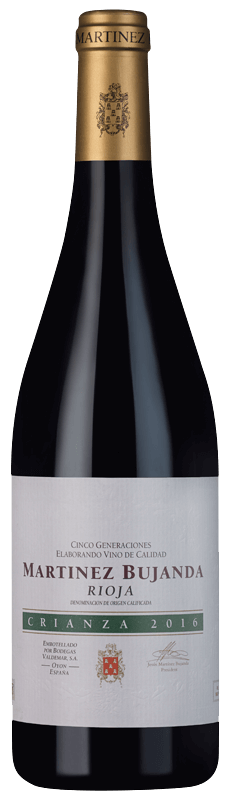 Familia Martínez Bujanda Crianza Tempranillo 2016