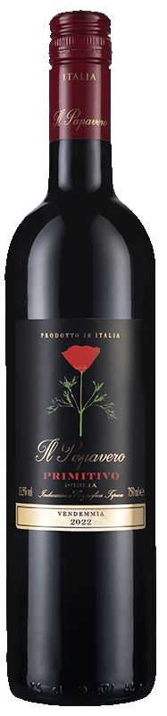 Il Papavero Primitivo Puglia Red Wine
