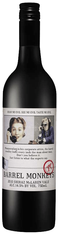 RedHeads Barrel Monkeys Shiraz 2010 RedHeads Barrel Monkeys Shiraz 2010