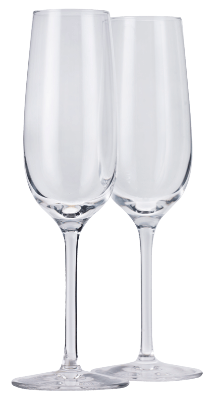 Dartington Crystal Champagne flutes 