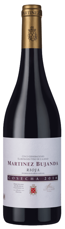 Familia Martínez Bujanda Tempranillo 2016