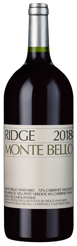 Ridge Monte Bello (magnum) 2018 Ridge Monte Bello (magnum) 2018