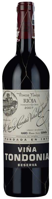 Lopez de Heredia Viña Tondonia Tinto Reserva 2007 Lopez de Heredia Viña Tondonia Tinto Reserva 2007