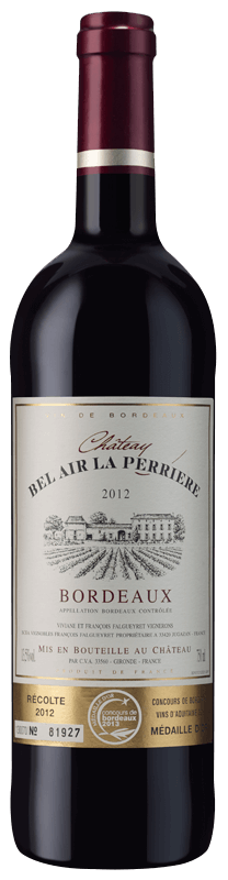 Château Bel Air La Perrière 2012 Château Bel Air La Perrière 2012