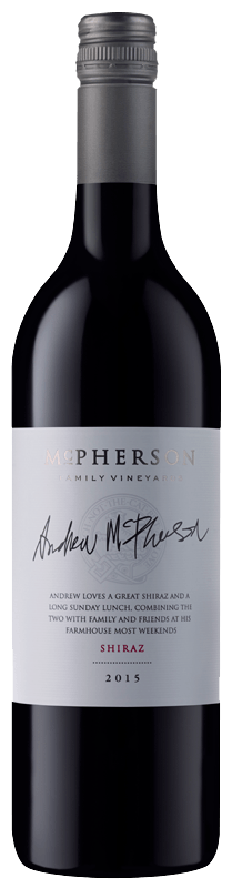 McPherson Family Series Andrew's Shiraz 2015 McPherson Family Series Andrew's Shiraz 2015