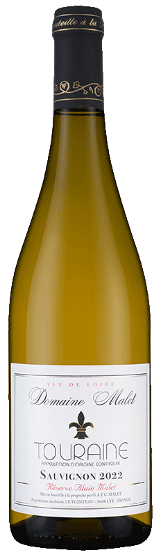 Domaine Alain Malet Reserve Touraine Sauvigon Blanc White Wine