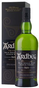 Ardbeg 10-year-old Single Malt Scotch Whisky (70cl in gift box) NV