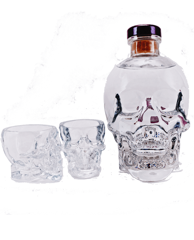 Crystal Head Vodka Skull Shot (70cl in gift set) NV