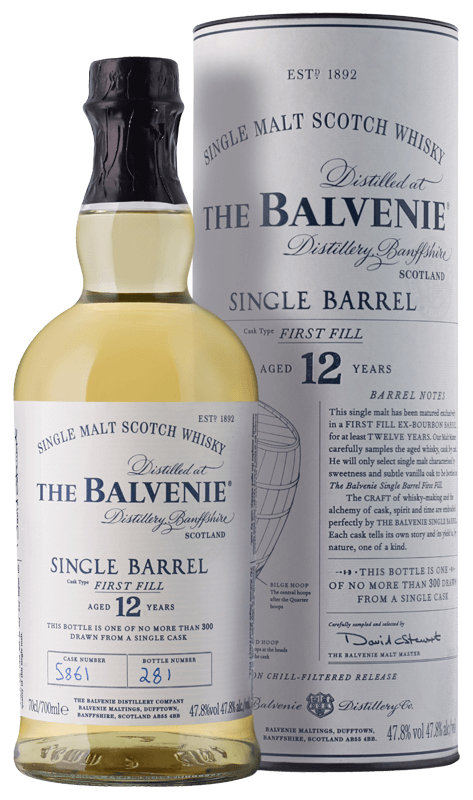 Balvenie Single Barrel First Fill Single Malt Scotch Whisky (70cl) Balvenie Single Barrel First Fill Single Malt Scotch Whisky (70cl)