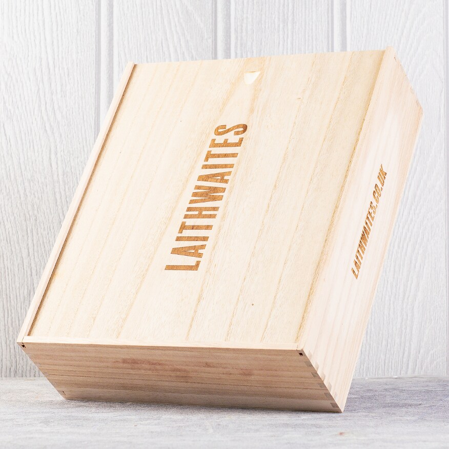 LW Old Logo 3 Bottle Wooden w sliding lid LW Old Logo 3 Bottle Wooden w sliding lid