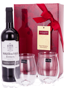 Rioja and Dartington Crystal Glasses (gift set) 