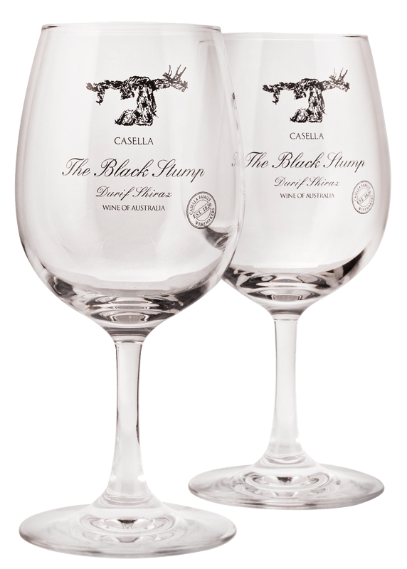 Black Stump wine glasses (set of 2) 