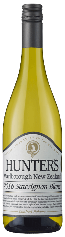 Hunter's 30th Anniversary Oak Aged Sauvignon Blanc 2016 Hunter's 30th Anniversary Oak Aged Sauvignon Blanc 2016