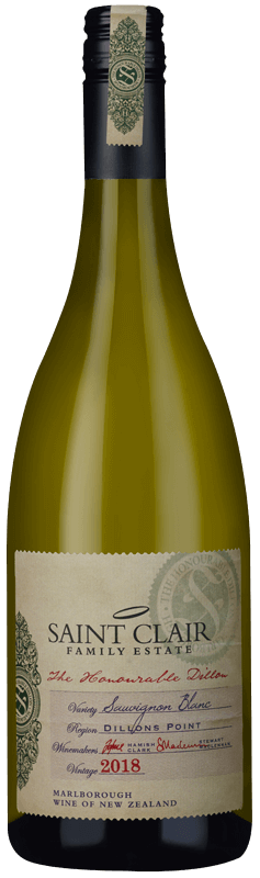 Saint Clair The Honourable Dillon Sauvignon Blanc 2018