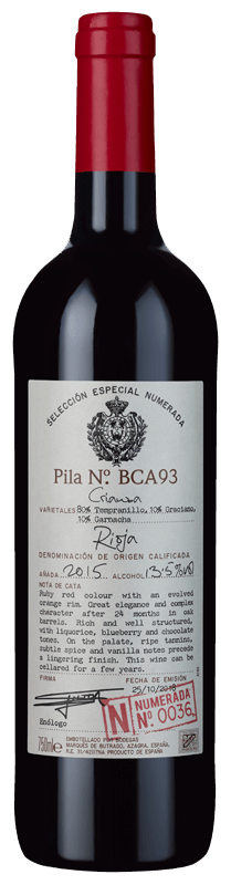 Selección Numerada 36 Crianza Selección Numerada 36 Crianza
