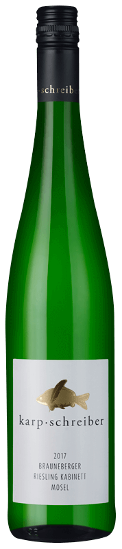Karp- Schreiber Brauneberger Kabinett Riesling 2017 Karp- Schreiber Brauneberger Kabinett Riesling 2017