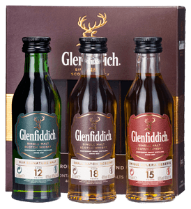 Glenfiddich Mini Mix (3x5cl) NV
