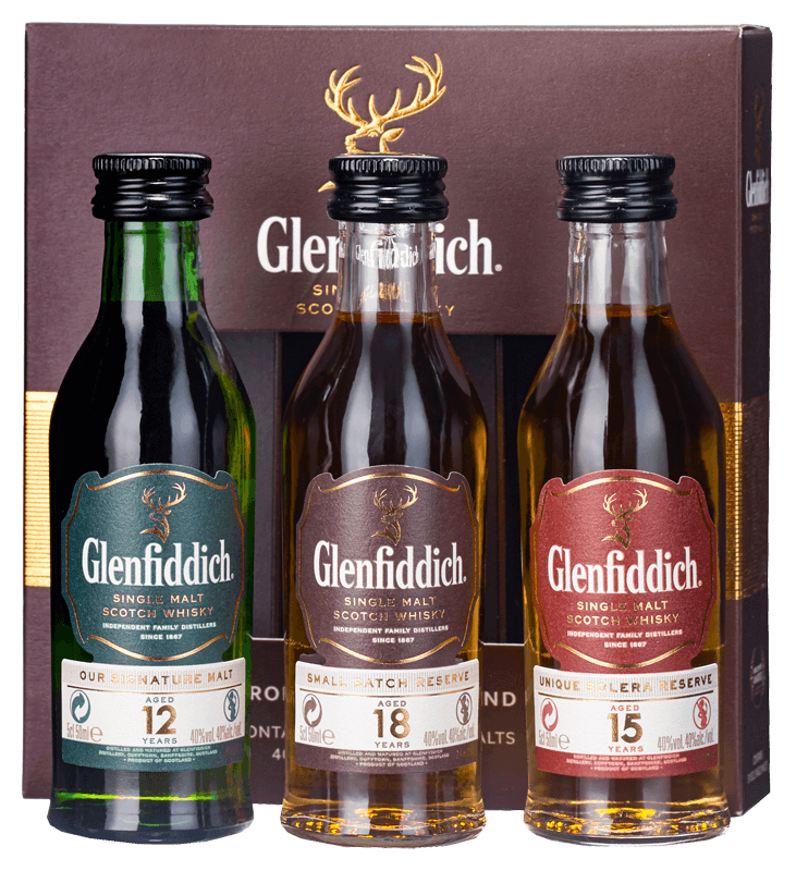 Glenfiddich Mini Mix (3x5cl) Glenfiddich Mini Mix (3x5cl)