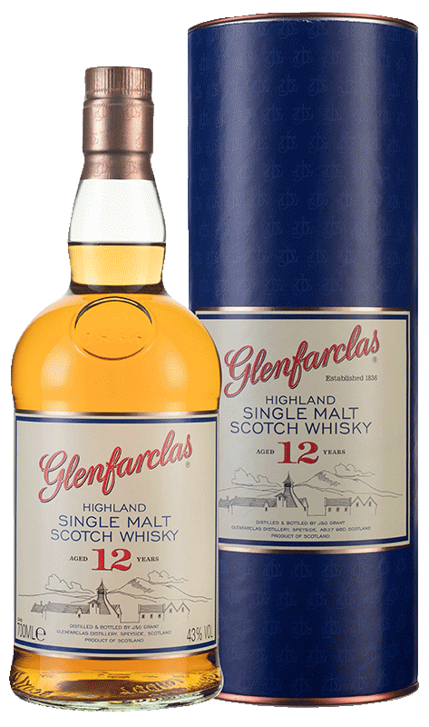 Glenfarclas 12-Year-Old Scotch Whisky (70cl) (Gift box) NV