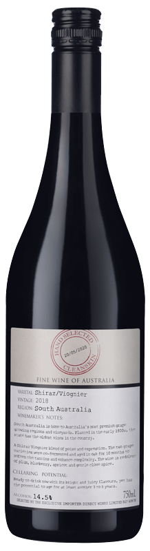 Cleanskin Shiraz Viognier 2018