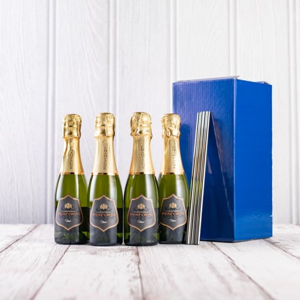 Mini Didier Champagne and Straws Set