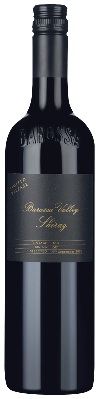 Limited Release Barossa Valley Shiraz 2017