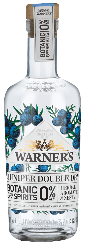 Warner's Juniper Double Dry Alcohol Free Botanic Garden Spirits NV