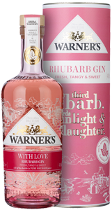 Warner's Rhubarb Gin 'With Love' Label (70cl) 2019