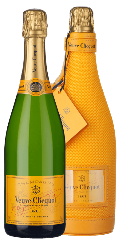 Champagne Veuve Clicquot Yellow Label Brut with Ice Jacket NV