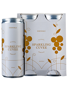 Edenvale Sparkling Cuvée (4 cans x 250ml each) NV