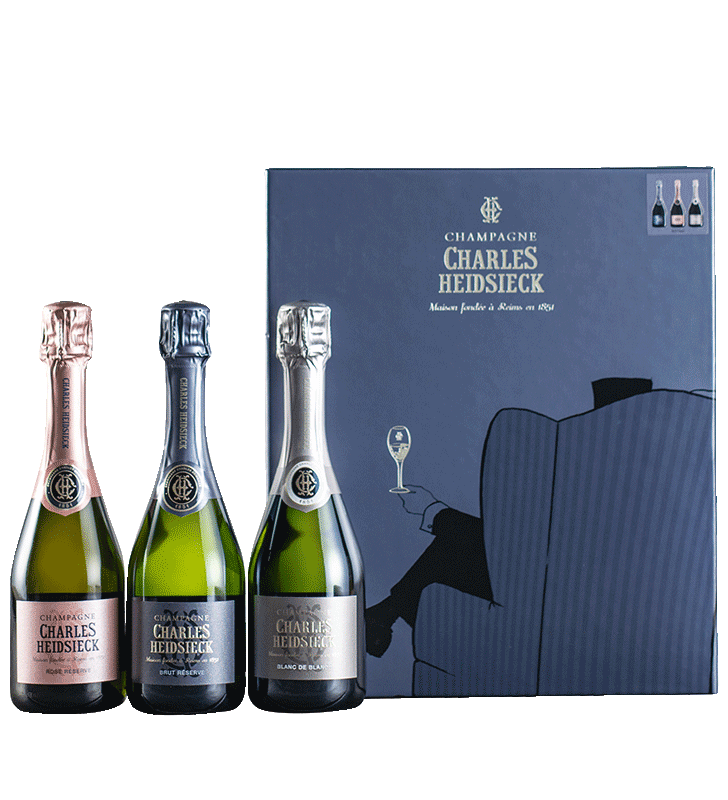 Charles Heidsieck Trio Half Bottle Gift Set Charles Heidsieck Trio Half Bottle Gift Set