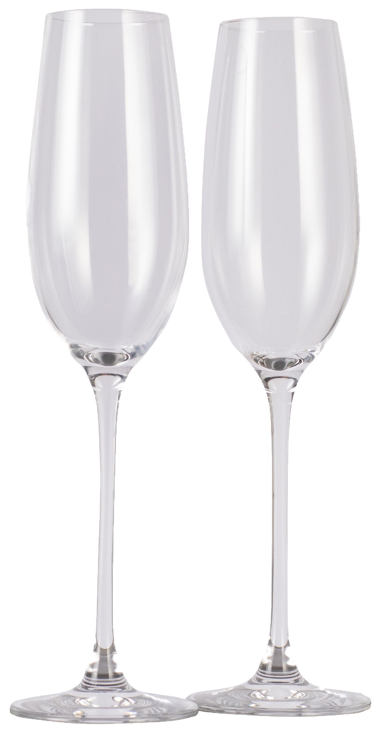 Dartington Universal Flute Glass Pair 