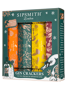 Sipsmith Gin Crackers (4 x 5cl) 