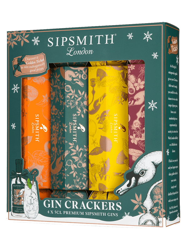 Sipsmith Gin Crackers (4 x 5cl) NV