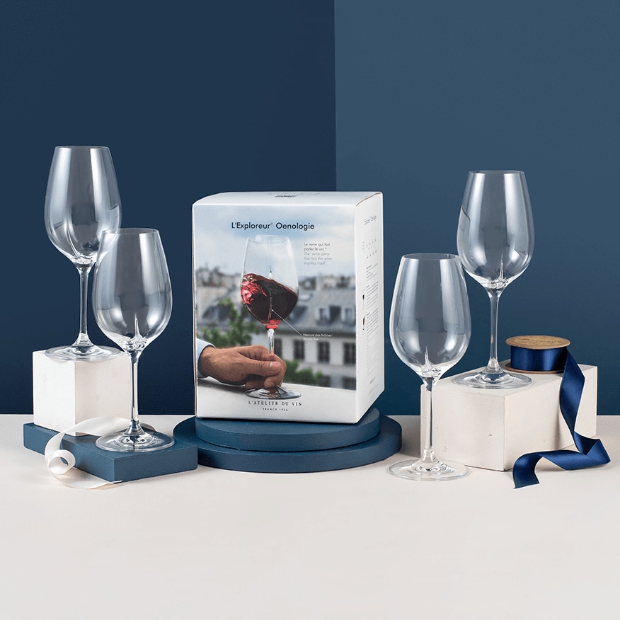 L’Atelier du Vin L’Exploreur Oenologie Set of Four Wine Glasses