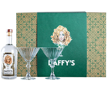 Daffy’s World’s Best Martini with Martini Glasses (50cl) NV